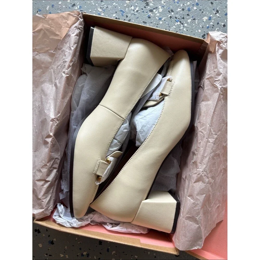 Anthropologie Bibi Lou Velancia Leather Heels